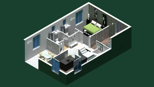 تصميم خريطة منزل 200 متر