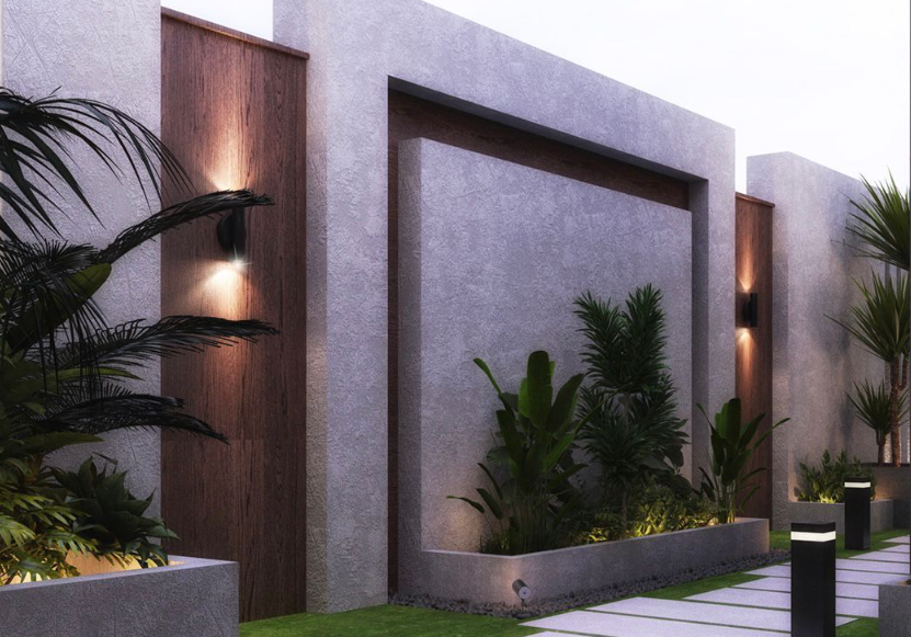 تصميم مجلس خارجي من رويال آرت جروب | التجمع الخامس 6 تصميم واجهه مجلس خارجي .